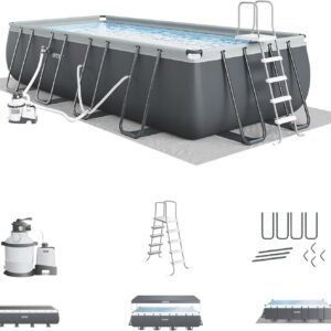 Intex Ultra XTR Rectangular Swimming Pool Set with Pump