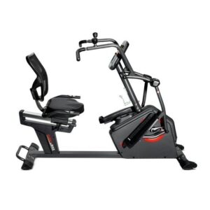 Sunny Health & Fitness Smart Recumbent Cross Trainer Elliptical Exercise Bike