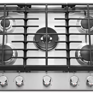 KitchenAid 30″ 5-Burner Gas Cooktop KCGS550ESS